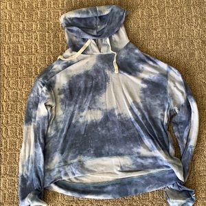 Blue and White Cloud Hollister Hoodie